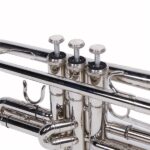 Nickelplated Drop B Adjustable Trumpet Gloves Set Silver - Image 10