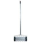 Heavy Duty Rolling Lawn Aerator,Rolling Lawn Aerator, Rotary Push Tine Spike Soil Lawn Aerator Gardening Tool with 3-Piece Long Steel Handle for Garden Yard Grass Maintenance,Garden Yard Rotary Push - Image 4