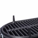 Oval Cast Iron Grill Outdoor, Portable Charcoal Grill and Tabletop Cast Iron Skillet - 100% Cast Iron, Enameled, Durable, Small Charcoal Grill, Camping Stove, Hibachi Grill -Does not support self pick - Image 14