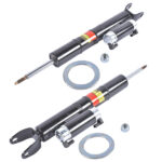 Front Left+Right Shock Absorber w/ ADS Fit for Mercedes C-Class RWD C180 200 63 AMG 2013-2020 2053204768 2053204868 - Image 2