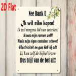 CIFbuy Vintage No Soliciting Sign 2D Flat Metal Plaque" Weatherproof Rustproof UV Resistant Dutch Wall Decor, Resistant Dutch Wall Decor, 7.87x11.81Inch Unframed Y Metal PlaqikTok, Metal PlaqikTok, t Self-pickup Logiopics