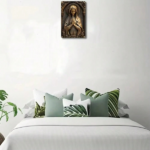 CIFbuy Square Metal Virgin Mary Spiritual Decor for Bar and Home(TikTok, temu pick-up service) - Image 4
