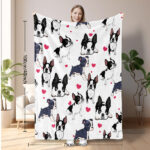 1pc Adorable Fleece Dog Blanket - Soft, Cozy, Lightweight, Warm, Flannel Throw for Couch, Bed, Sofa, Living Room Decor - Perfect for Snuggling Up on Chilly Days 150*200cm temu can only be self-picked - Image 9
