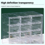 Clear Acrylic Display Case Storage Box Hold 12 Toy Cars For 1/64 Scale Model Car(tk/temu self-pickup orders) - Image 8