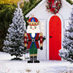 Lighted Nutcracker Christmas Yard Decorations, Pre-lit 2D Nutcracker Soldier with 162 LED Warm White Lights and Stakes for Xmas Outdoor Holiday Indoor Decor Lighted Holiday Displays - Image 17