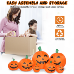 Replace 39662619 7ft Classic 7pcs LED String Lights 7pcs Pumpkin Inflatable Halloween Decoration - Image 8