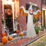 Replace 50904039 12ft 4pcs LED Lights Giant Scary Ghost Flames and Flashing Red Eyes Inflatable Halloween Decoration - Image 11