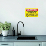 CIFbuy 1pc Vale Farm Biosecurity Livestock Guardian Metal Sign, Caution Danger Safety Warning Notice, Safety Warning Notice, Unframed 8x12In 20x30Cm LiikTok, LiikTok, ng Notice Self- Sckup LogiopCm - Image 3