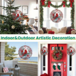 CIFbuyCardinal Wind Spinners with Pine & Floral Design: Vibrant Red Metal Outdoor Decor | Hanging Wind Chimes for Garden, Patio, Lawn & Holiday Decor.Wind Chime(TikTok/temu self-pickup orders) - Image 7