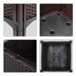 2Pcs Free Splicing Injection Planting Box Brown - Image 51