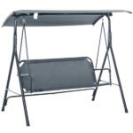 68*43*60 inch Red KD style with cushion canopy Iron Oxford cloth 250kg Iron swing set - Image 15