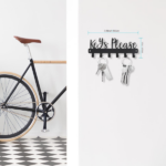 CIFbuy Sleek Single Hook Wall Key Holder Modern Black iron Key Organizer for Entryway Office Home (TikTok, temu pick-up service) - Image 5
