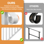 Replace 19939750 Outdoor 4 Level Iron Handrail Matte White - Image 8