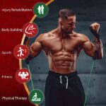 (5 PC set resistance band )Resistance bands, exercise bands, exercise resistance bands, exercise Support for self-pickup face sheet, daily face sheet submission deadline 16:00 - Image 2