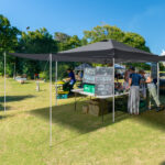 10x10FT pop up Canopy Tent with 2 sidewalls, Outdoor Canopy Tent for Parties - Image 20