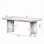 Dining Table(Only dining table) - Image 3