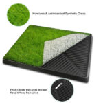 Dog Toilet Indoor Puppy Training Pad, Dog Potty Pet Training Grass Mat, Removable Waste Tray for Easier Clean Up, Artificial Turf, 25"×20" - Image 8