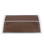 Same Code 28466374 HT-100 x 80 Household Application Door & Window Rain Cover Eaves Brown Board & White Holder - Image 18