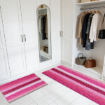 Three-piece kitchen rug set, non-slip and washable, abstract pattern kitchen hallway rug, soft and comfortable, suitable for sinks, floors, entrances, hallways and bathrooms. - Image 7