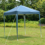 2 x 2m Practical Waterproof Right-Angle Folding Tent Blue - Image 15