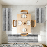 Three-piece kitchen rug set, non-slip and washable, abstract pattern kitchen hallway rug, soft and comfortable, suitable for sinks, floors, entrances, hallways and bathrooms. - Image 10