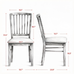 2 pcs Dining chair Only chairs - Image 3