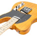 Maple Fingerboard GTL Electric Guitar SS Pickup Transparent Yellow - Image 12