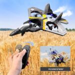 V17 Remote Control Plane 2.4Ghz Foam RC Airplanes Helicopter Quadcopter,Spinning Drone with Cool Light,Gifts for Kids Adults.Logistics is randomly sent by GOFO/UPS/USPS/FEDEX/Amazon Logistics. - Image 8