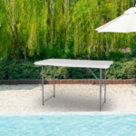Replace 87607347 4ft Foldable Lift Patio Plastic Table White - Image 30