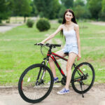 26 Inch 21 Speed ​​Explorer Red Black Mountain Bike - Image 12