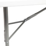 6' Folding Table Portable Plastic Indoor Outdoor Picnic Party Dining Camping Tables - Image 38