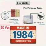 CIFbuy 1pc 1984 Limited Edition Retro Iron Metal Wall Sign" Sign, Vintage Rustproof UV Resistant Plaque, Resistant Plaque, 2D Flat Unframed Decor 7.87x11.81in Metal WalikTok, Metal WalikTok, t Self-pickup Logiopics - Image 3