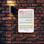 CIFbuy 1PC Vintage French Inspirational Motivational Quote Poster Metal Sign, Waterproof Durable Positive Art Print Wall Decor Ornament TikTok, TikTok, ment Self-pickup Logiopics - Image 4