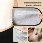 Waist Trimmer Belt Body Shaper Weight Loss Girdle Waist Trainer w/ Phone Pocket Black-Silver (US Logistics only For USPS.TK/TMEU only For self-pickup) - Image 8