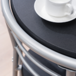 Same Code 67657426 PVC Breakfast Table (One Table and Two Chairs) Black - Image 38