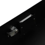 19" 2U Steel Plate DJ Drawer Equipment Cabinet with Keys Black - Image 13