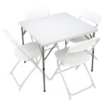 Replace 19594030 34" Blow Molding Foldable Square Table - Image 32