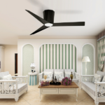 Ceiling Fans with Dimmable Led Lights, 52 Inch Flush Mount Ceiling Fan Remote Control, Quiet DC Reversible Motor for Summer Winter, Low Profile Modern ABS Blades Indoor Use, 3X-Z3[Unable ship on weekends, TK/TEMU only for pickup, only TX10643 warehouse supports GOFO] - Image 9