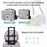 Luggage Sets New Model PC 5pcs, Hardside Lightweight Durable 20" 24" 28" Suitcases with 8" 14" Cases, Suitcase with Lock Spinner Wheels - Image 3