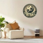 CIFbuy Vintage Soccer Ball Metal Wall Art 8x8 Inch, "" Soccer Ball, Metal Wall Art 8x8 Inch Round Iron Sign TikTok, TikTok, temu emu Self-pickup LogiSiics - Image 5