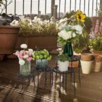 4 Round Ironwork Plant Racks With 4-1 Black Paint Prints - Image 22