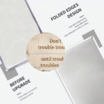 CIFbuy 1pc Vintage Don't Trouble Trouble Metal Tin, 8x12 Inch Rustic Motivational Quote, Wall Art Weathered Finish Unframed Horizont TrikTok, TrikTok, Self-x1ckup Logiopont - Image 5