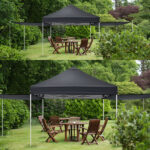 10x10FT pop up Canopy Tent with 2 sidewalls, Outdoor Canopy Tent for Parties - Image 16