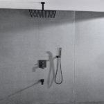 Shower System 16 Inch Square Bathroom Luxury Rain Mixer Shower Combo Set - Image 13