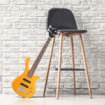 Do Not Sell on Amazon GW101 36in Small Scale Electric Bass Guitar Suit With Mahogany Body SS Pickups, Guitar Bag, Strap, Cable Transparent Yellow - Image 18