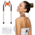 Adjustable Strap Neck Massager, 3 Intensity 2 Heat Levels Cordless Deep Tissue Massager for Neck Shoulder Back, Travel Office Home Use - Image 12