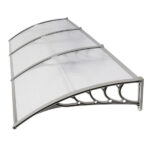 Same Code 87756300 HT-300 x 100 Household Application Door & Window Rain Cover Eaves Transparent Board & Gray Holder - Image 7