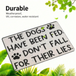 CIFbuy 1PC The Dogs Have Been Fed Aluminum Sign 8x12 Inch, 8x12 Inch, Waterproof Bend-Resistant UV Printed Pet Feeding Sign, Pet Feeding Sign, Rustic Farmhouse Wall Been Fed AikTok, Been Fed AikTok, nted Pet Feeding Sign Self-, ckup Logiopallnt - Image 5
