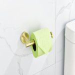 Toilet Paper Holder for Bathroom 2 Pack Tissue Holder Dispenser SUS304 Stainless Steel Toilet Roll Holder Wall Mount Brushed Gold - Image 8
