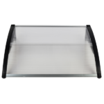 Same Code 87203302 HT-100 x 80 Household Application Door & Window Rain Cover Eaves Canopy White & Black Bracket - Image 30
